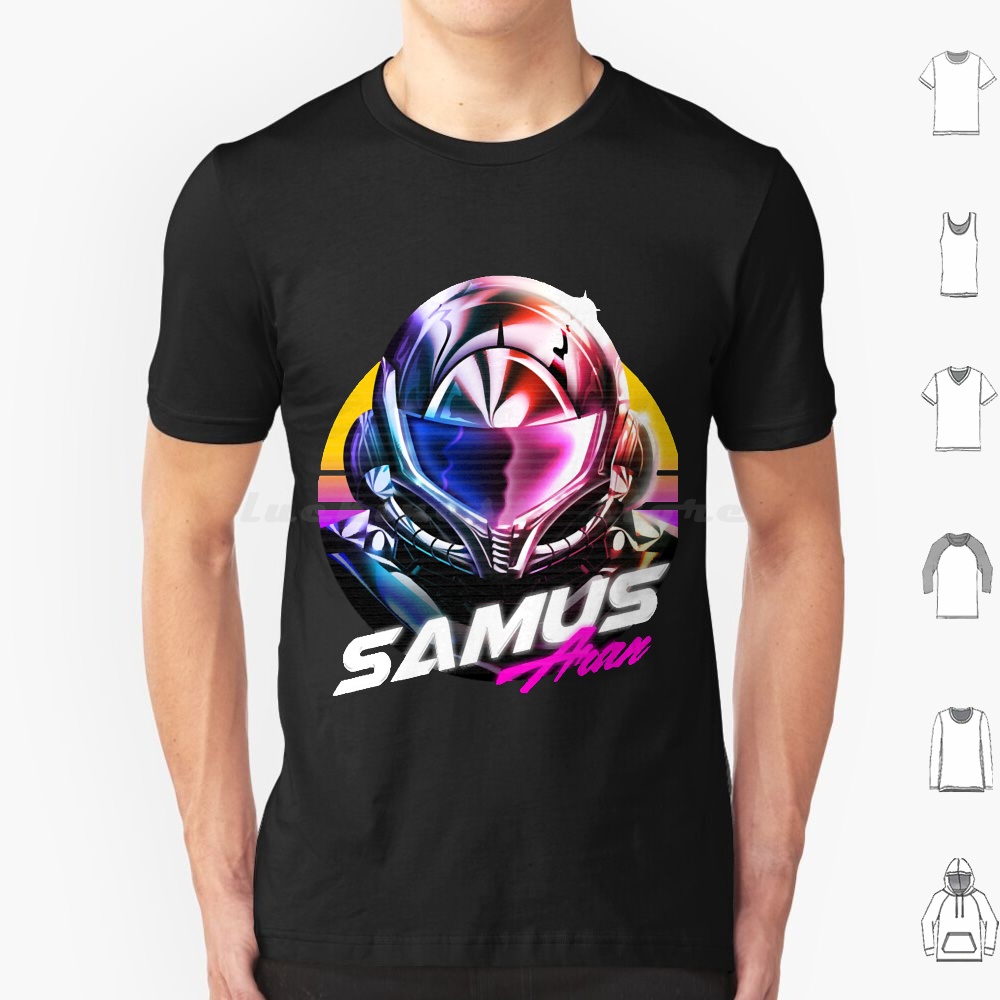 Retro Gaming T Shirt - Samus Aran T Shirt 6xl Cotton