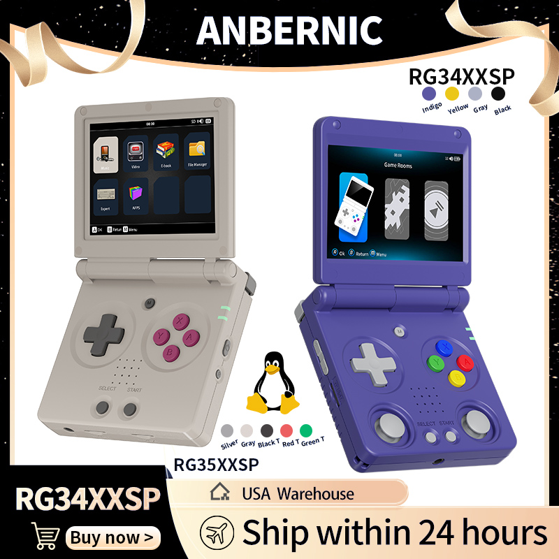 Anbernic RG34XXSP RG35XXSP Fli - Retro Gaming Kiosk 评论和价格