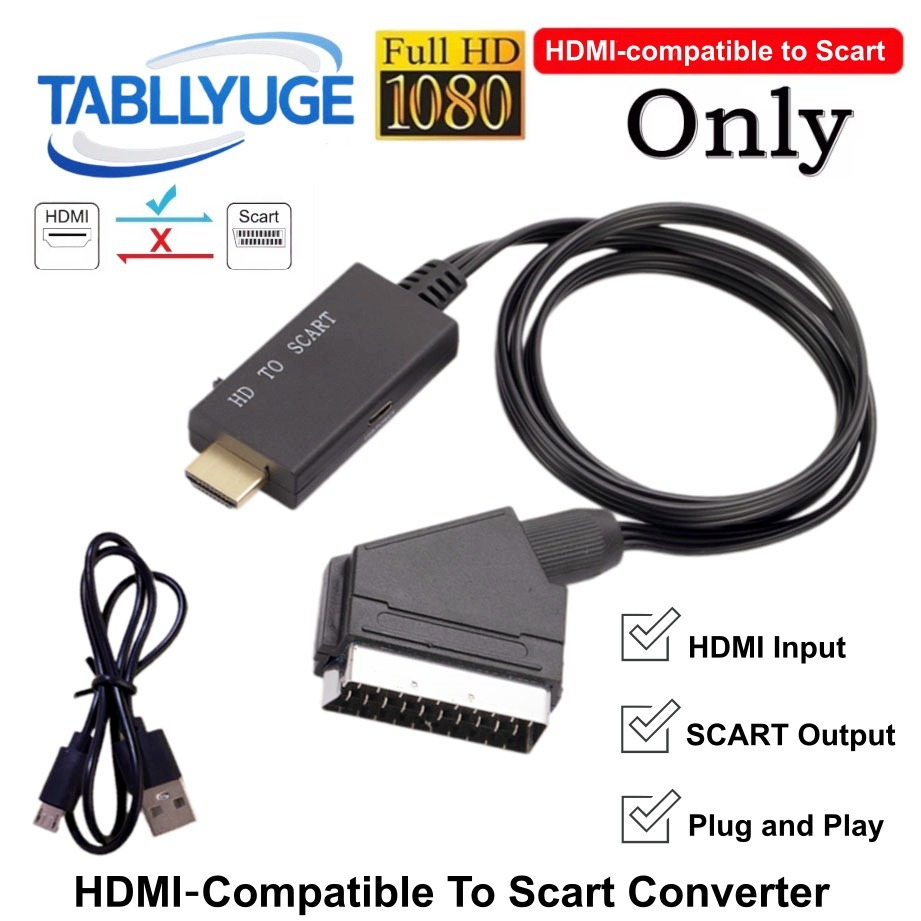 HDMI-compatible to SCART Conve - Scart To Hdmi 评论和价格