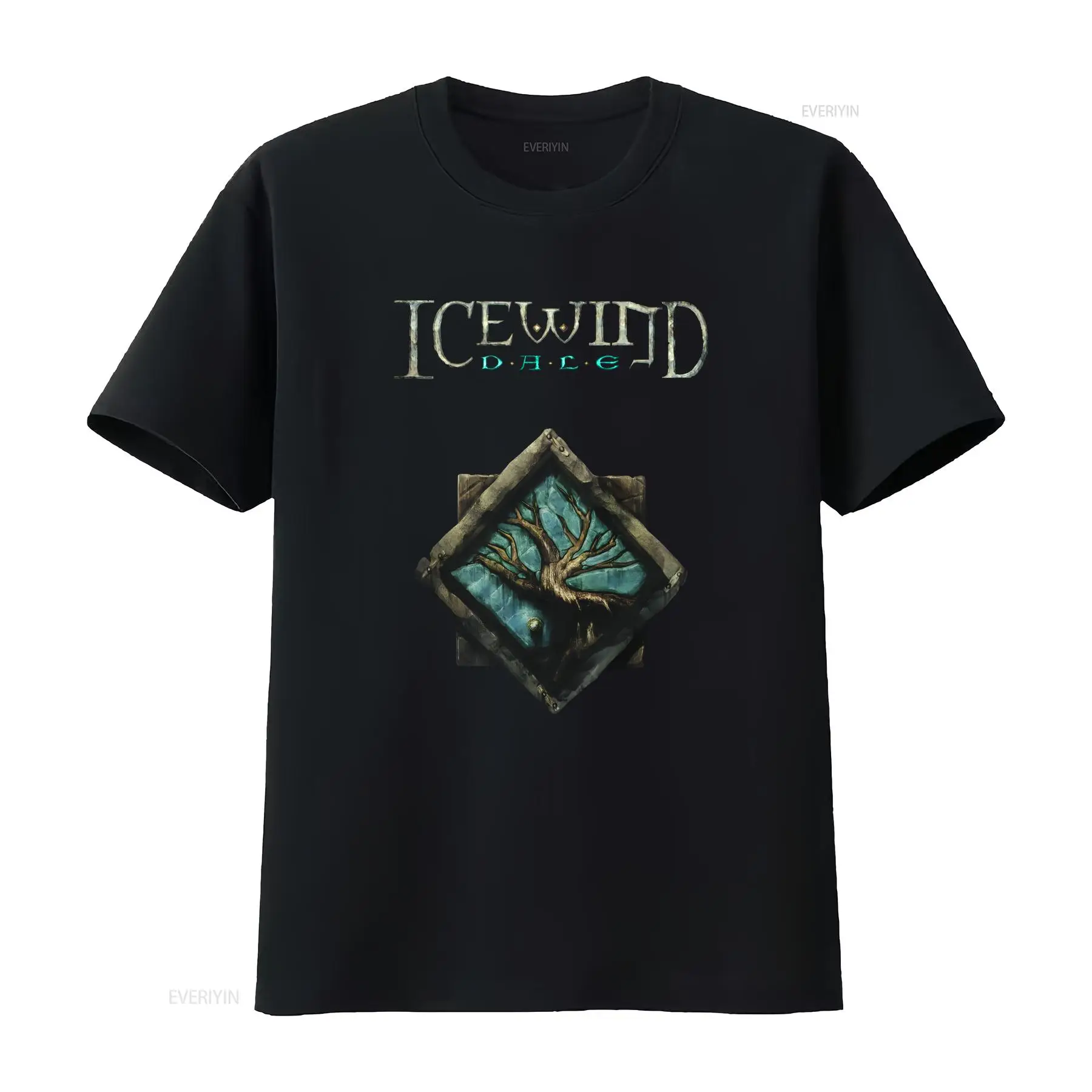 Icewind Dale Logo Classic Vide - Retro Gaming T Shirt 评论和价格