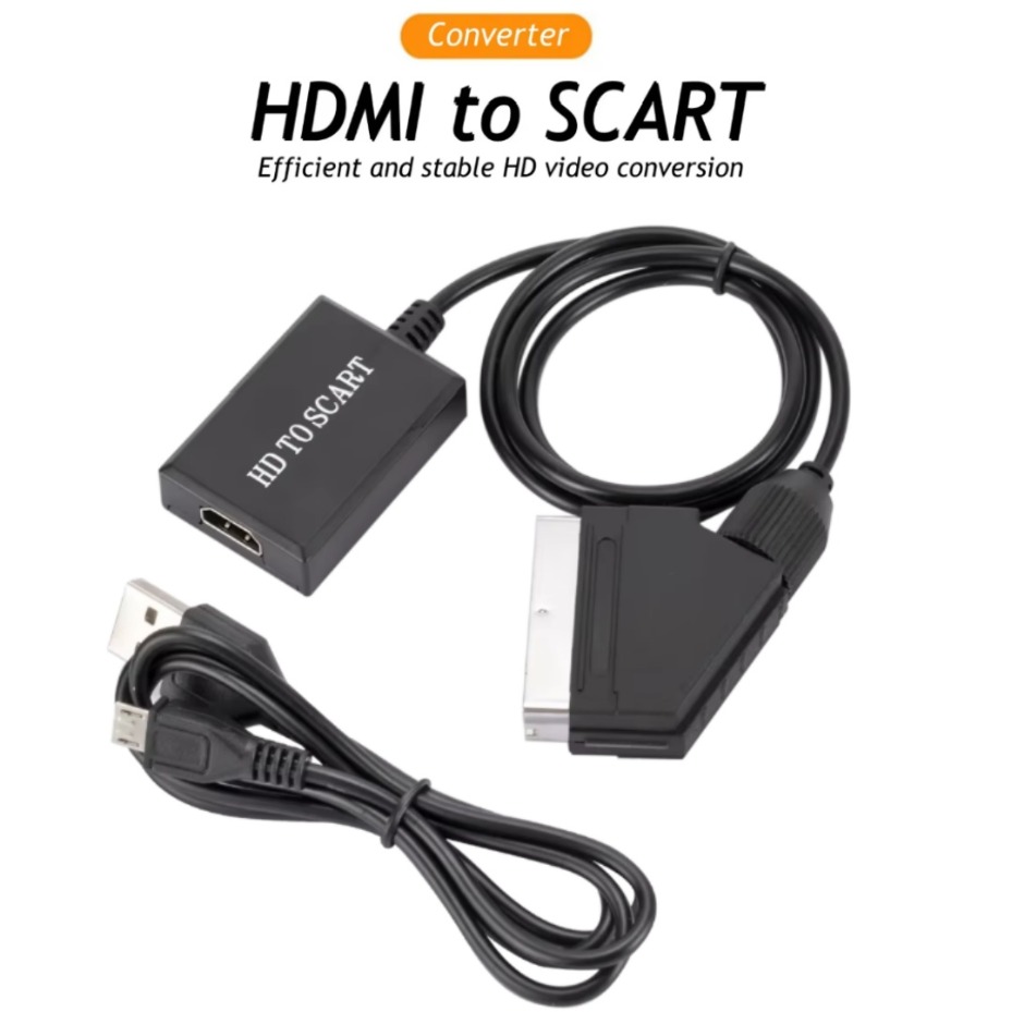 SCART Video and Audio Amplifie - Scart To Hdmi 评论和价格