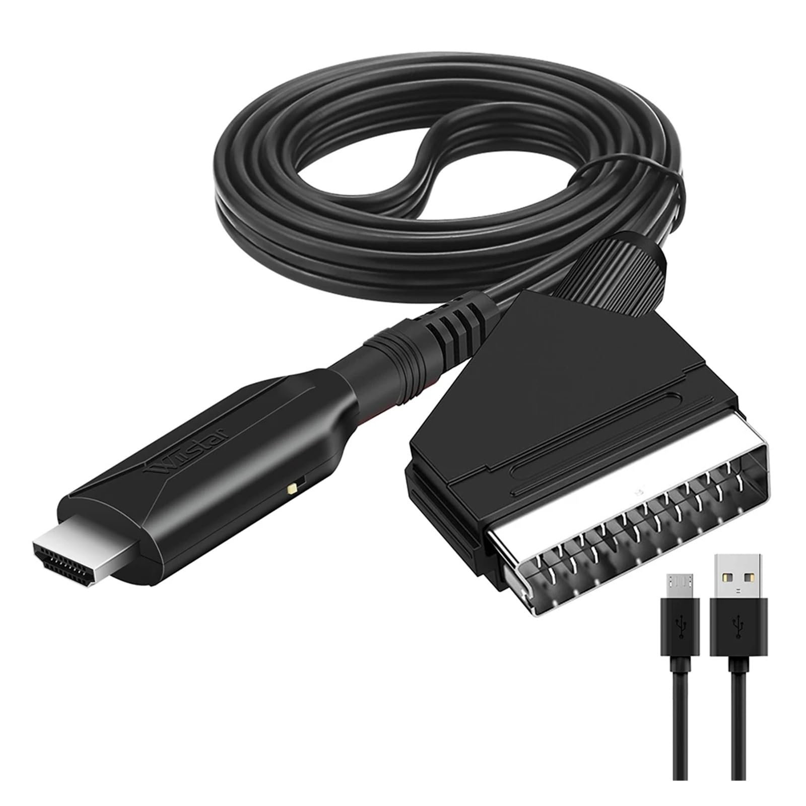 SCART to HDMI Converter Cable  - Scart To Hdmi 评论和价格