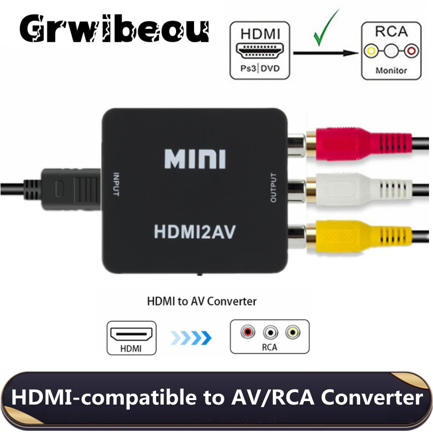 Grwibeou 1080P HDMI-compatible - Scart To Hdmi 评论和价格
