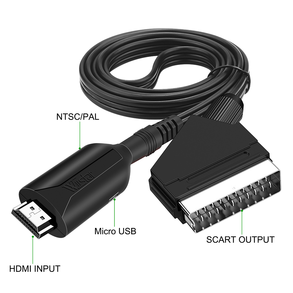 1080P HD HDMI-compatible to SC - Scart To Hdmi 评论和价格