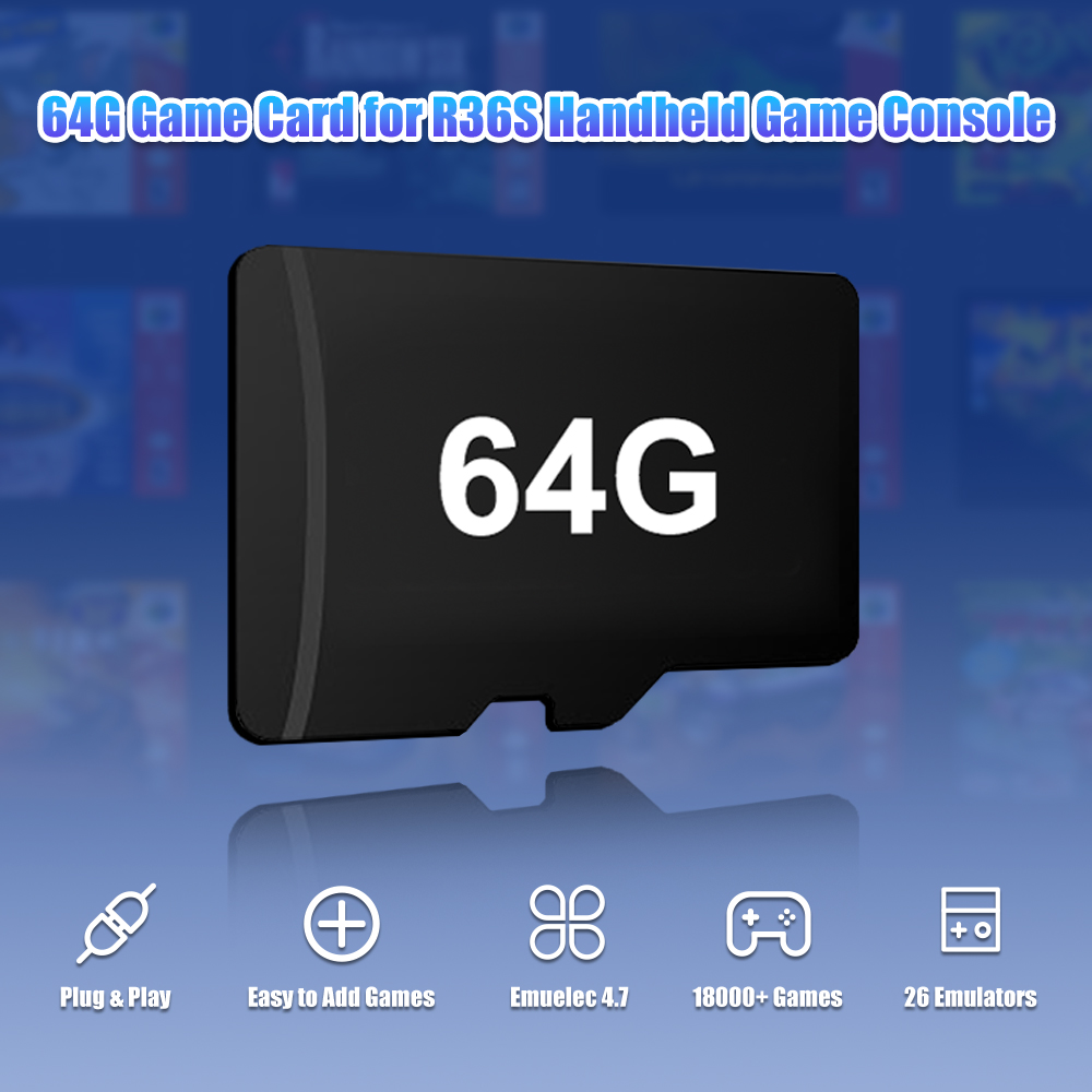 64G Game TF Card for R36S Vide - Retro Gaming N64 评论和价格