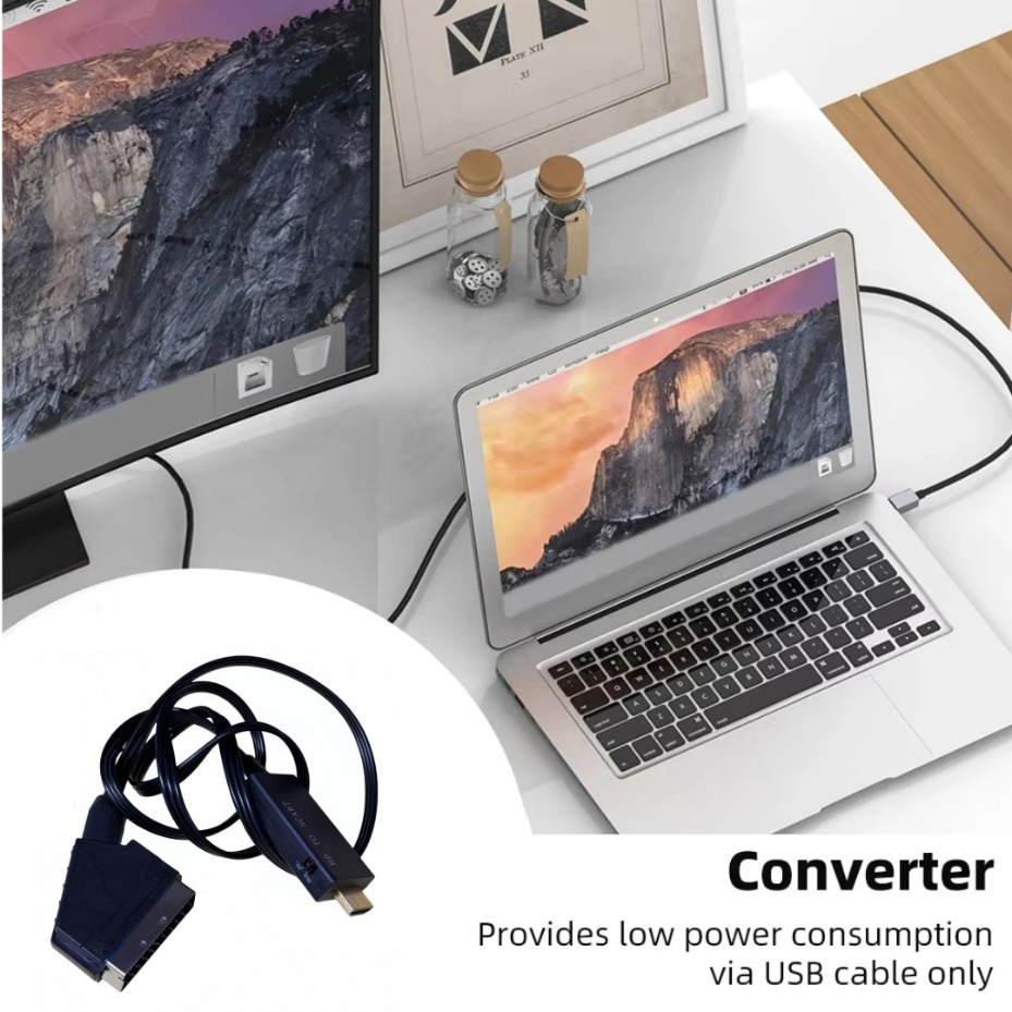 HDMI-Compatible to SCART Conve - Scart To Hdmi 评论和价格