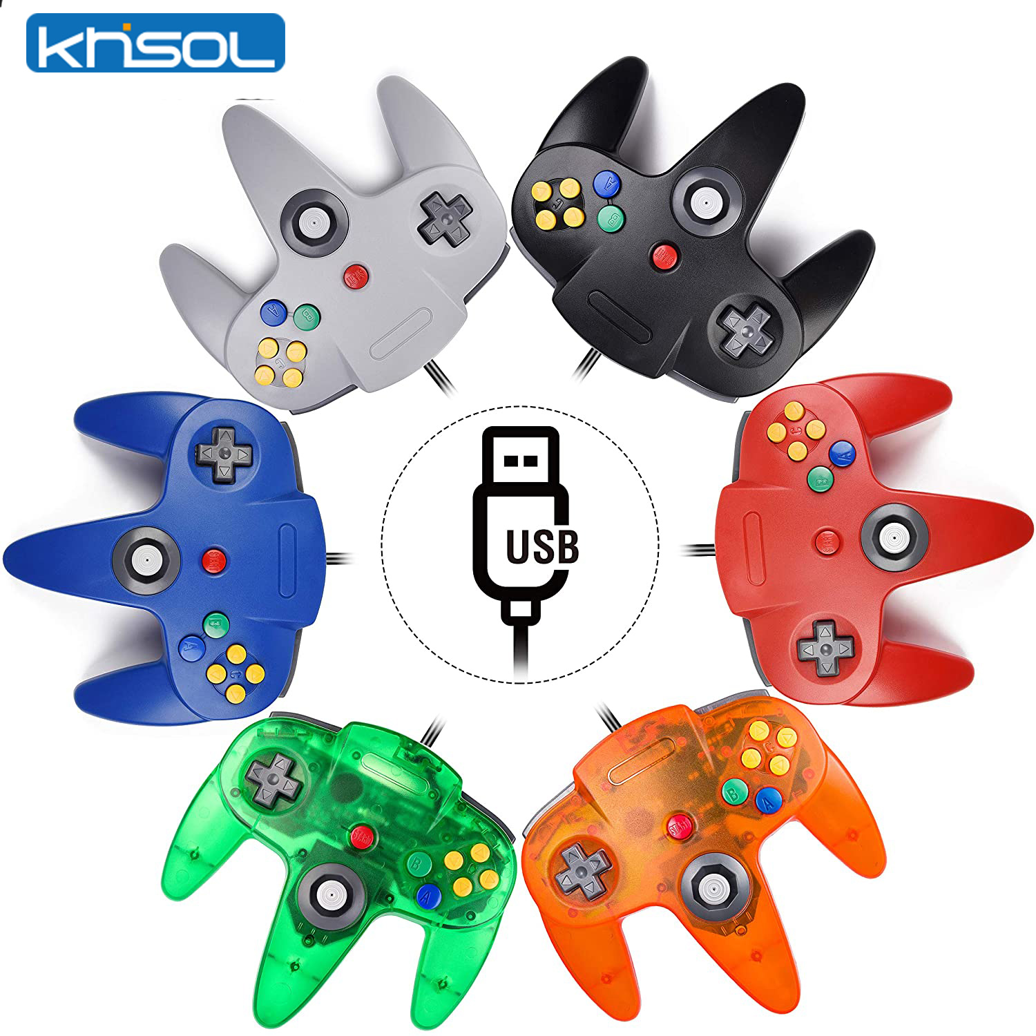 N64 Controller Classic USB Wir - Retro Gaming N64 评论和价格