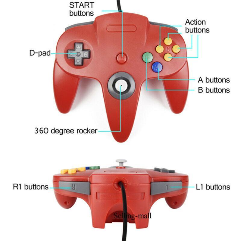 N64 Controller Classic USB Wir - Retro Gaming N64 评论和价格